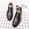 Fashion 2024 Spring Autumn Hot Selling Men's Loafers Commuting Versatile Flat Shoes Office Massage Soles Men's Business Casual Shoes