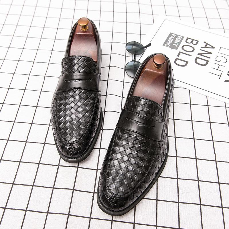Fashion 2024 Spring Autumn Hot Selling Men's Loafers Commuting Versatile Flat Shoes Office Massage Soles Men's Business Casual Shoes