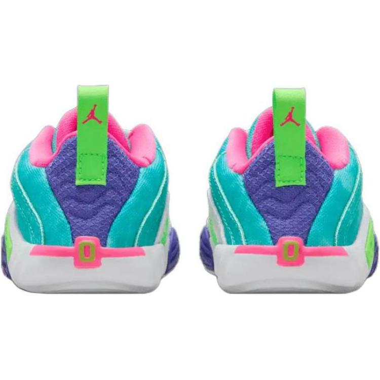 Jordan Kids Green White Pink Basketball Shoes HJ7384-303