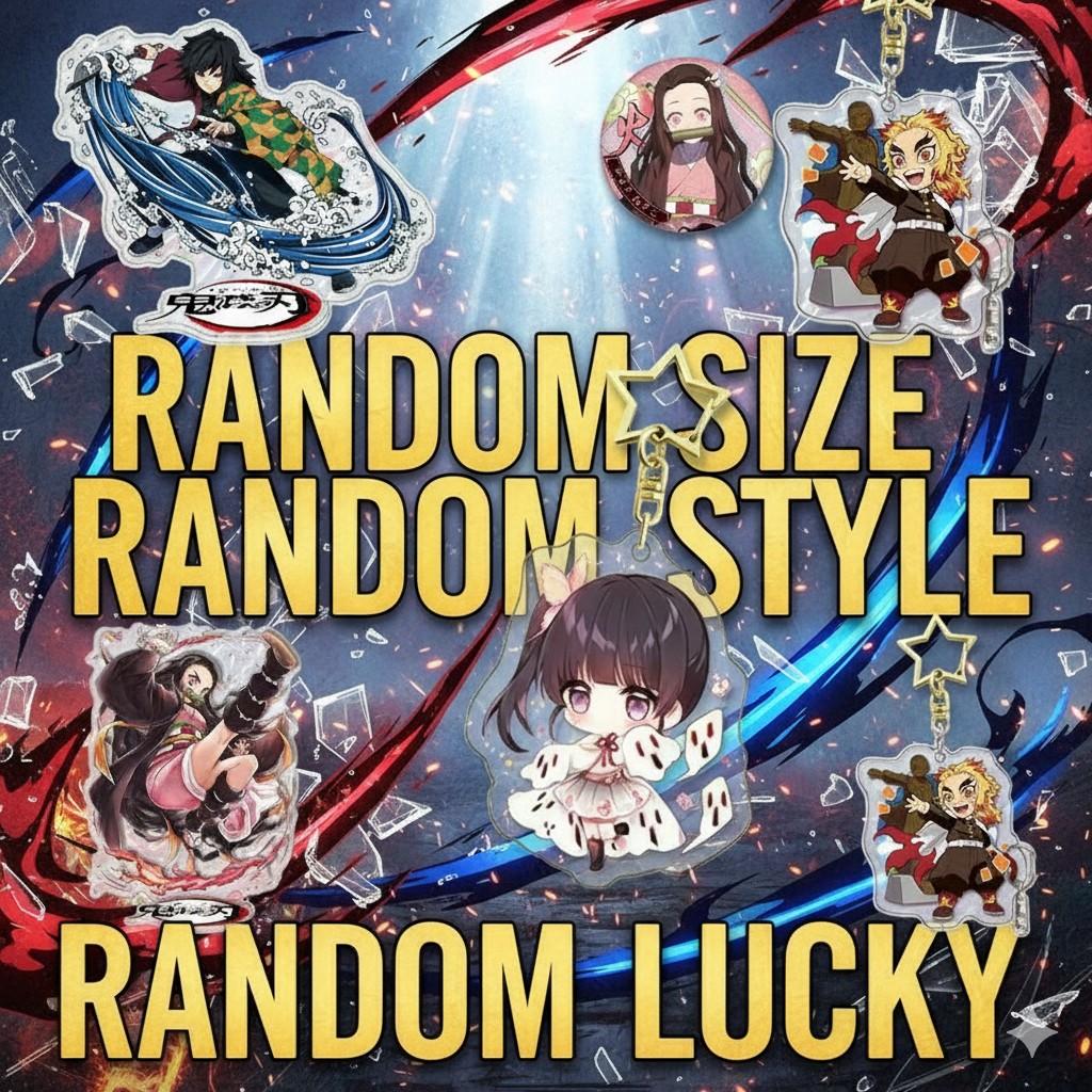 Anime Demon Slayer Acrylic Keychain Series Creative Pendant Kamado Tanjiro Zenitsu Agatsuma Nezuko Merchandise Accessories Gift