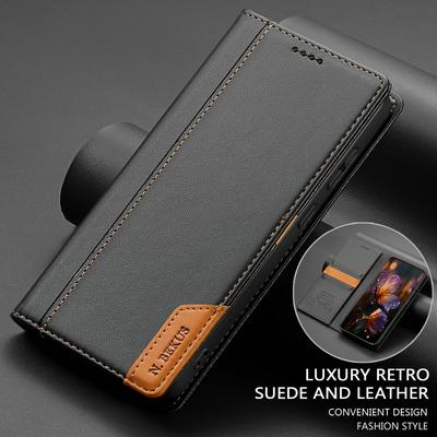 Étui de luxe pour Xiaomi Redmi Note 14 Pro Plus 5G RFID Cuir Funda Redmi Note 14 Pro Étui MI Téléphone Redmi 14c 14s 4G Housse à rabat