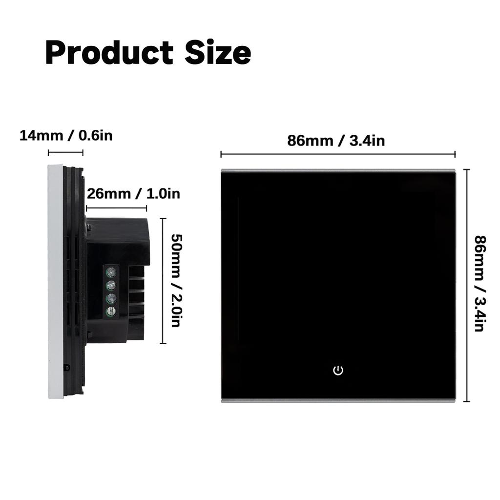 Tuya Smart Home Wifi Heating Thermostat Floor Heating Water Gas Boiler Temperature Thermoregulator Google Home Alexa Alice