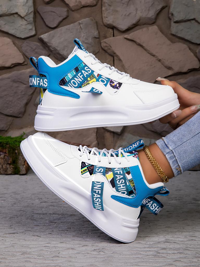 Women Casual Sneakers Side Platform Plus Size Vulcanized Shoes New Spring Flat Bottomed Casual Shoes