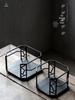 Retro Charcoal Stove Iron Rack: Portable, Wind-Resistant, Heat Insulation Stand