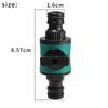 Garden Hose Nozzle with Switch & Single-Valve Connector