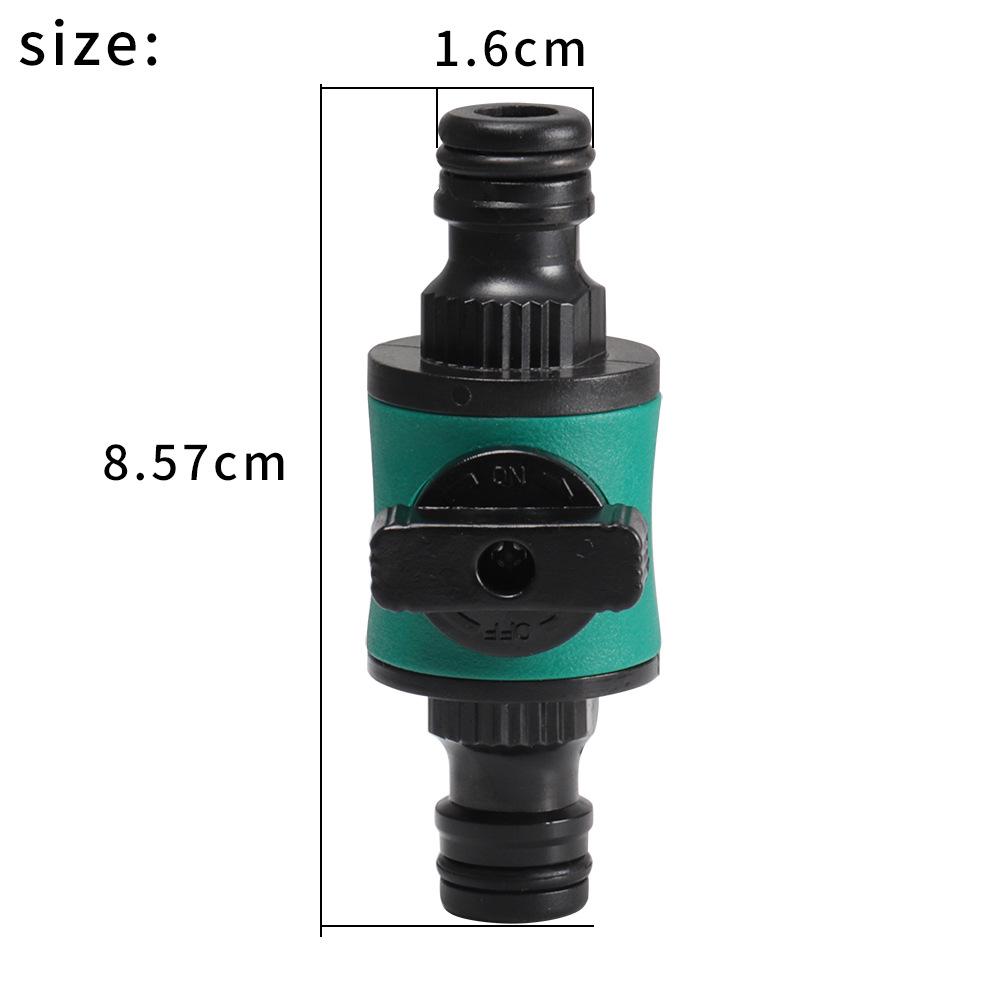 Garden Hose Nozzle with Switch & Single-Valve Connector