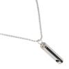 Stress Anxiety Relief Breathing Necklace Stainless Steel Meditation Whistle Necklace for Men Women