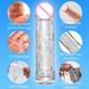 Reusable Condoms Crystal Cover Extend Condoms Delay Ejaculation Enhancer Penile Restraint Sex Toys
