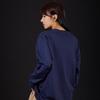 ASTRAL PROJECTION Basic Oversized Long Sleeve T-Shirt_Navy