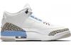 Air Jordan 3 Retro 'Unc Trendy Mid Top Vintage Basketball Shoes Men's Carolina Blue CT8532-104