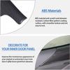 Inner Door A Pillar Lower Panel Trim Cover Compatible with Chevrolet Corvette C8 2020-2026, ABS Inner Door Panel Armrest Cover Trim, Inner Door Panel