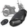 Black Waterproof Dust UV Protector Scooter Motorcycle Seat Cushion Cover L Size