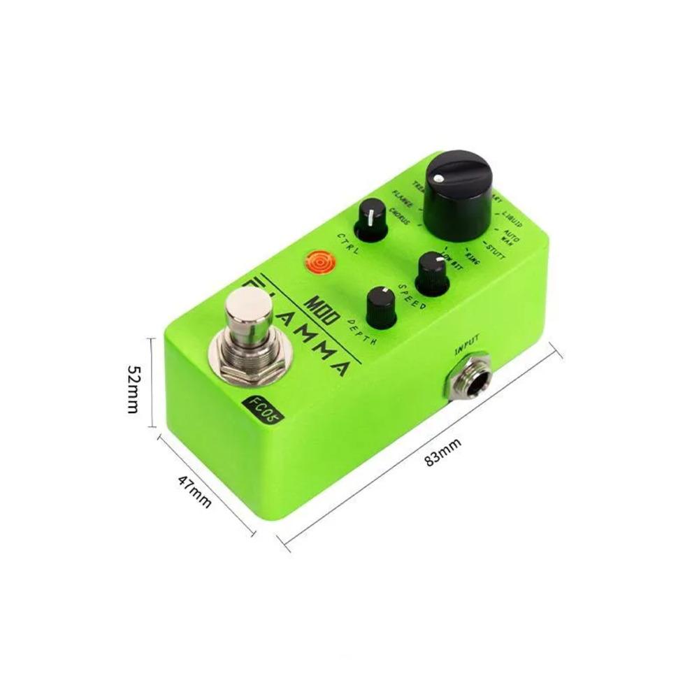 FLAMMA FC05 Modulation Mini Pedal with Chorus, Flanger, Tremolo, Phaser, Vibrato and Rotary effects.