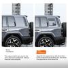 For Chery ICAUR V27 Car Perforated One Way Vision Quarter Window Decal D-pillar Decal Car Body Blind Window Position Sticker