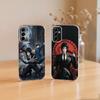 Black Butler Ciel and Sebastian Phone Case For SamsungA10,12,20,21S,30,31,40,50,51,52,70,71 Transparent Cover
