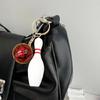 Novelty Bowling Ball Keychain Fashionable Bowling Ball Keychain Eye Catching Keychain for Added Convenience & Fun