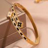 Hot-selling titanium steel bracelet, girls' high-end sense of fashion, popular light luxury in Europe and the United States, Gypsy star love diamond 