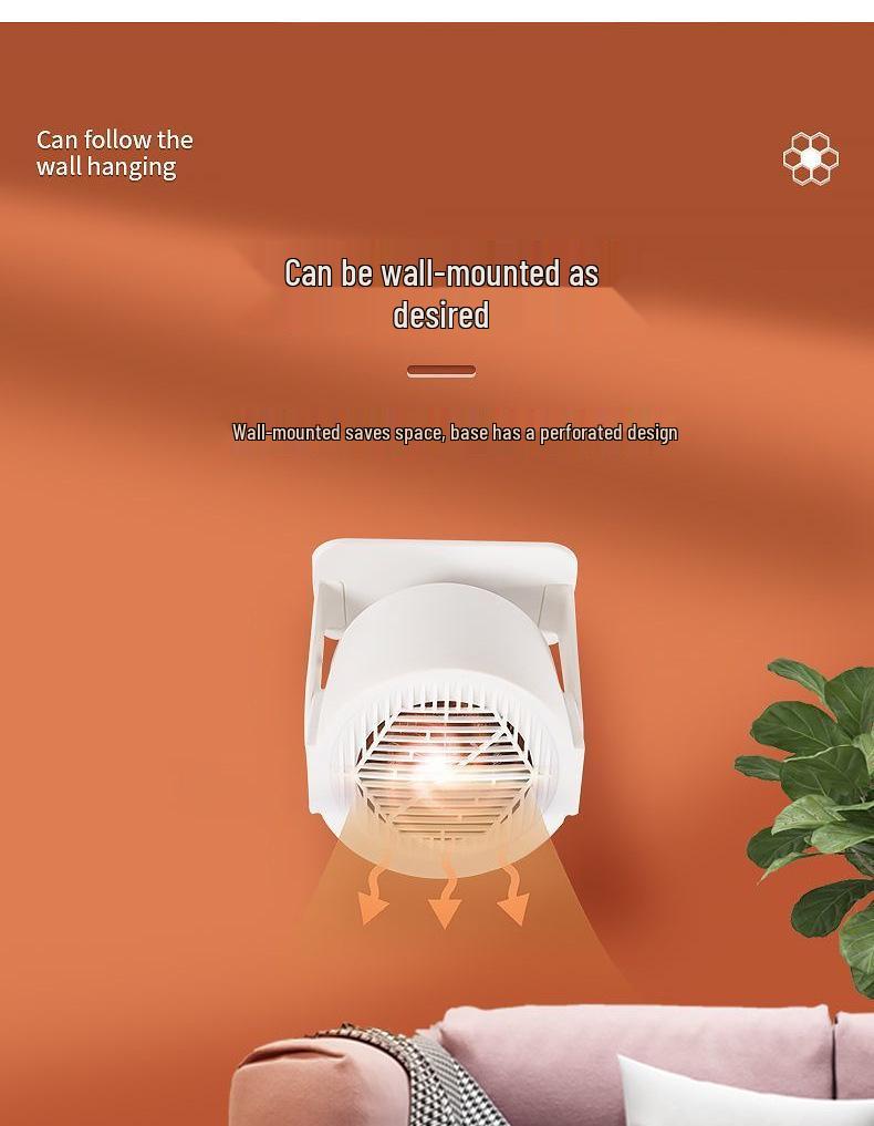Compact Electric Desktop Heater and Foot Warmer