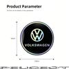2Pcs Car Cup Coaster Non-slip Shockproof Water Cup Mats For VW GTI Golf 6 7 8 Polo CC Passat B6 Tiguan T-ROC Bora Jetta Hub Cap