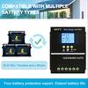 Automatic Solars Charging Controllers 200A MPPT High Efficiency for Camping Outdoor Use With Overloads Protective