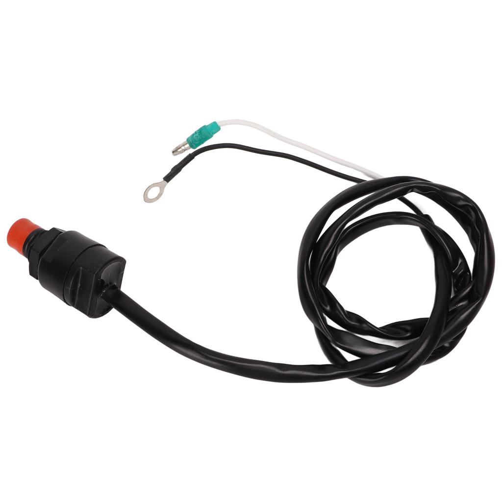 Outboard Engine Stop Switch Universal Flameout Motor Emergency Cut Off Compact Part 95cm