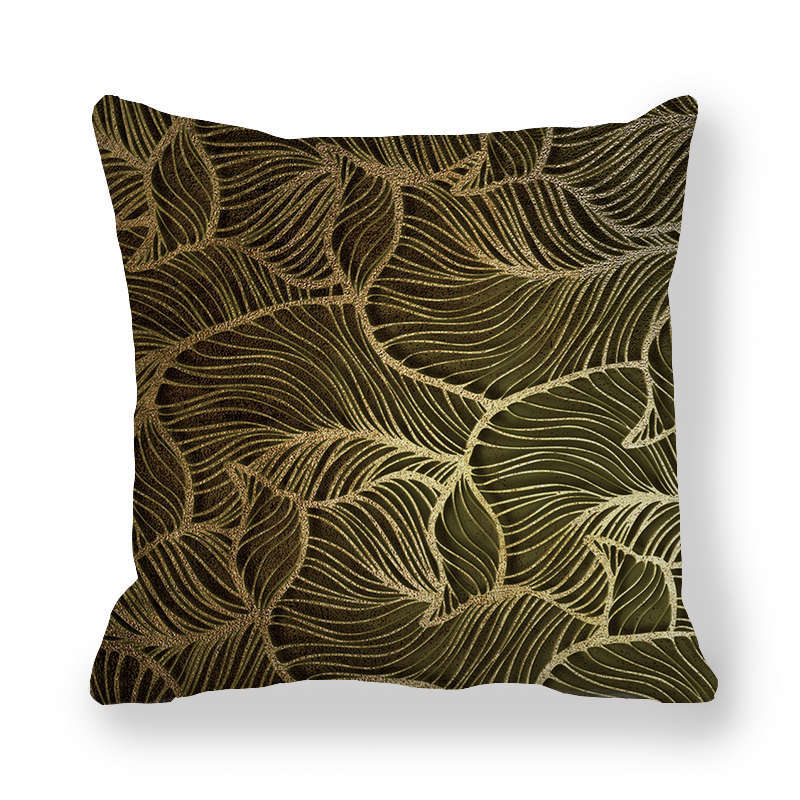 Home Decor Marble Pattern Digital Print Throw Pillow Covers Pattern Cushion Cover Suitable for Sofa Bedroom Car Pillow Cover