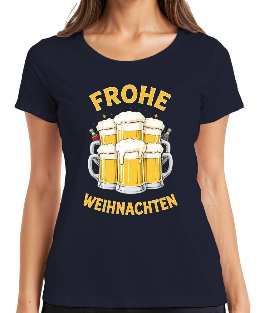 Merry Christmas Christmas Beer Beer Mug Beer Lovers Gift Ladies Tshirt S