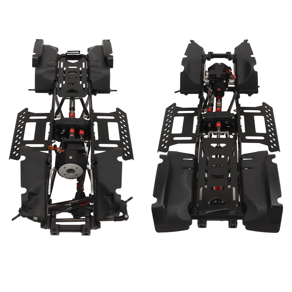 RC Crawler Car Chassis Frame For AXIAL SCX10 - 2 Speed Transmission, 4 Shocks, 313mm Wheelbase