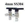 3 4 6 8 10 12 14 16 mm 1/8" 1/4" 1/2" Tube OD Compression Union 304 316 Stainless Steel Elbow Ball Valve Water Gas Fuel