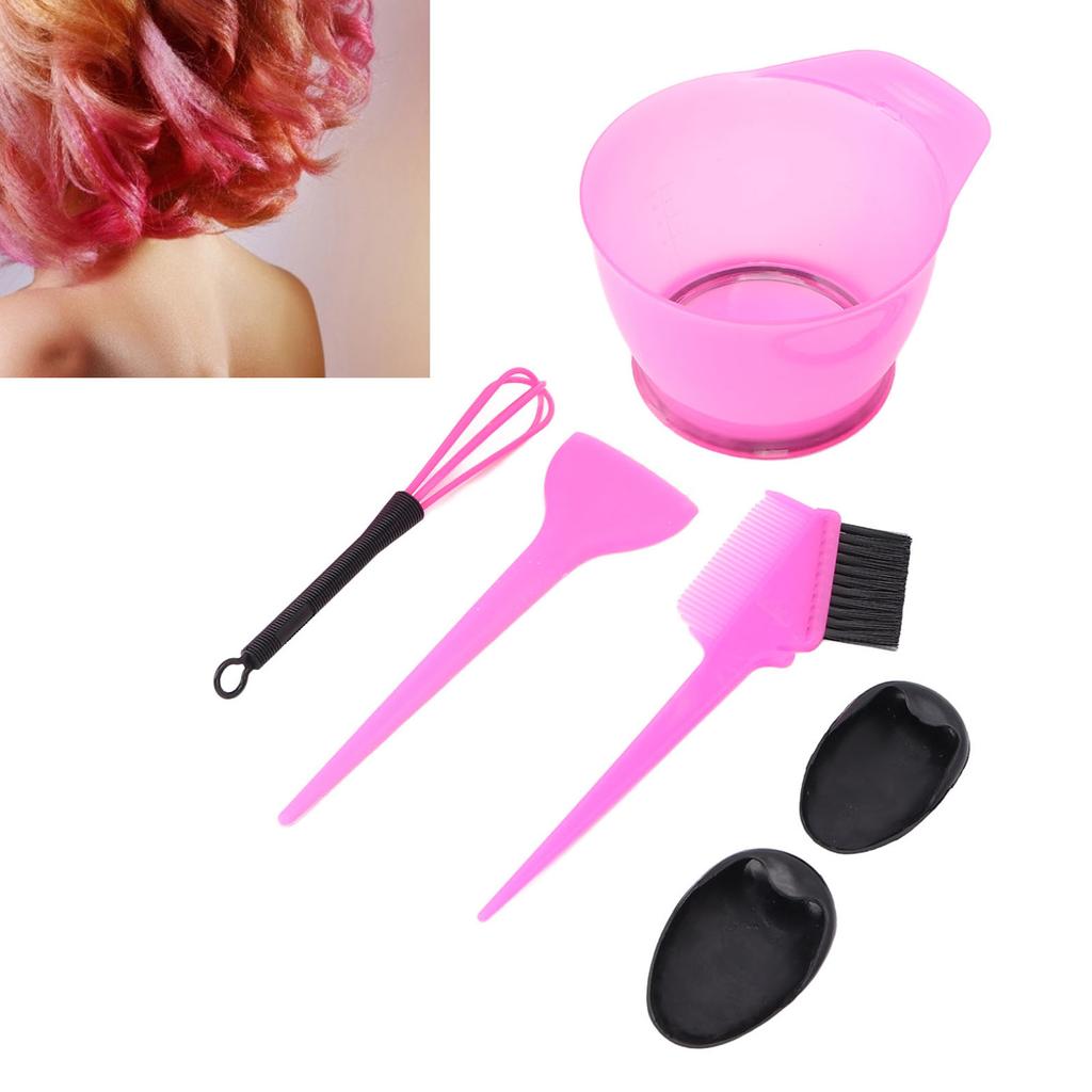 Hair Colo  Dyeing Kit Professional Salon Portable Ear   Dye Brush Mixing Bowl Tool Set