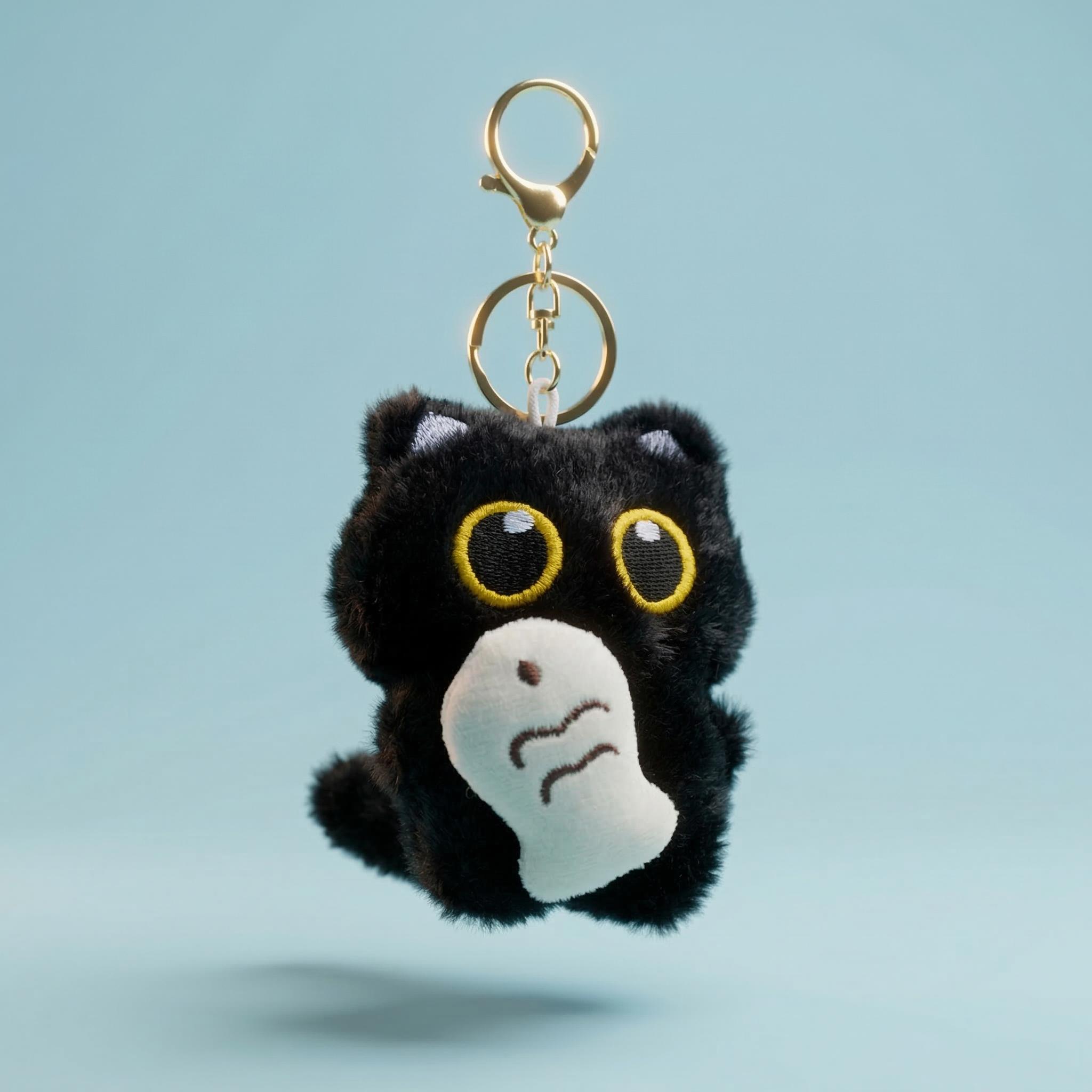 

Cute Black Cat plush toy Doll Small Pendant Cuddly Pillow Cushion Ins Black Cat Plush Toy Doll for Boy Girl Birthday Gifts