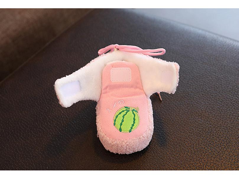 Baby-Pre-Walking-Schuhe mit Samtfutter: Warme, dicke Baumwoll-Schneestiefel für 3-15 Monate