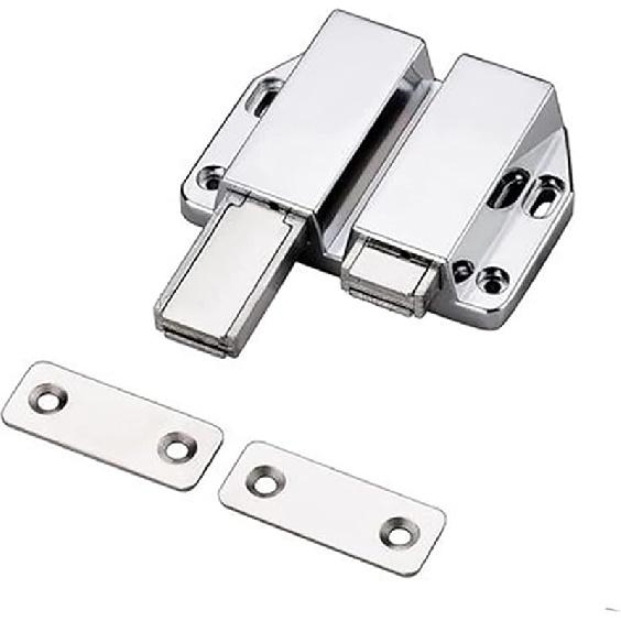 Магнитный защелка-толкатель, Защелка для открывания двери нажатием, Магнитная защелка для двери, Магнитные защелки, Магнитный замок-толкатель для дверцы шкафа 2PCS