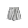 Elastic Waist Washing Pure Cotton Tooling Wide-leg Shorts Casual, Thin and Baggy