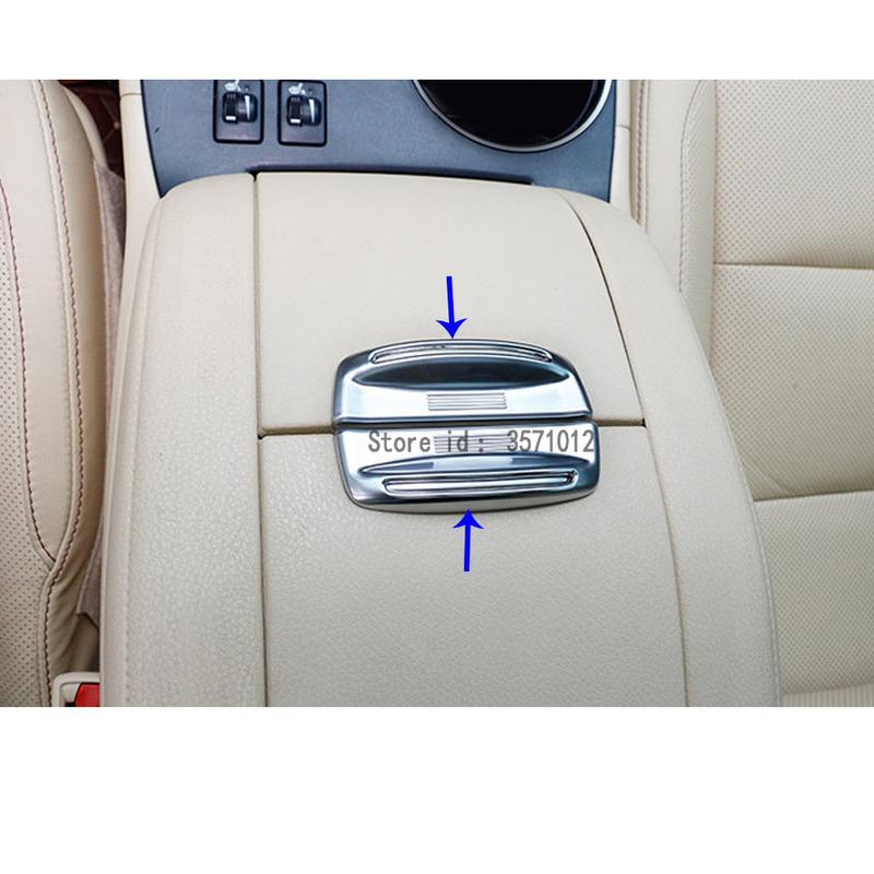 Car Cover Stick Trim ABS Center Console Cup Holder Gear Storage Box Frame For Toyota Highlander 2015 2016 2017 2018