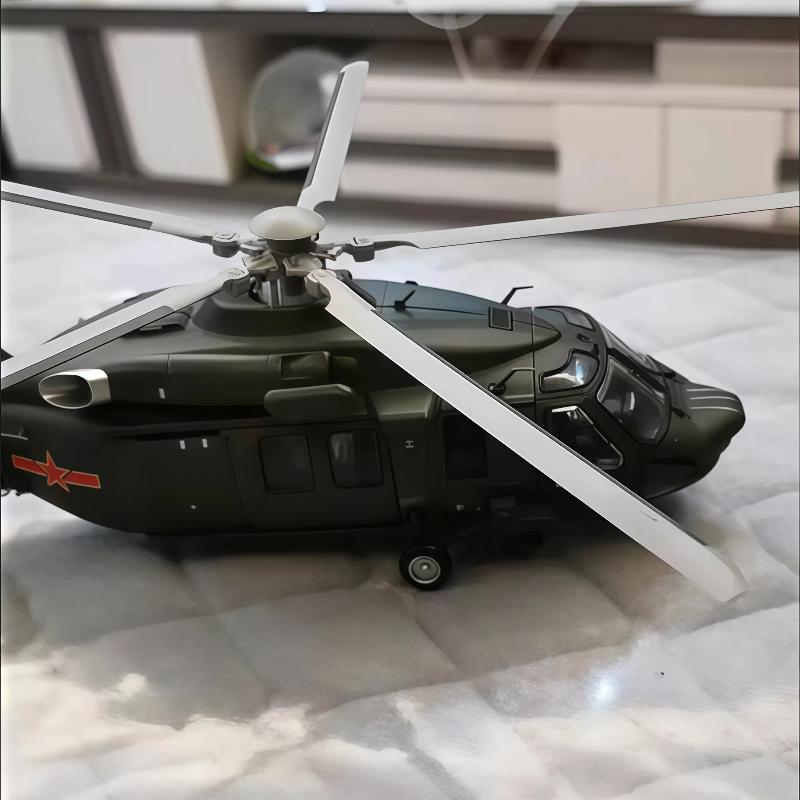 1: 55 Armed Helicopter -20 Tactical Helicopter Alloy Model Simulation Of Chinese Divine Eagle Carrier Based Aircraft Ornament