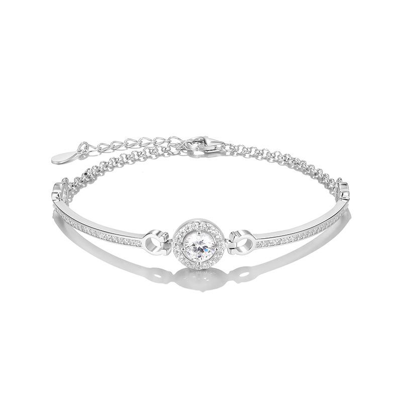 2023 Little Sun Couple Bracelet: Silver-Plated Bangle for Boys & Girls, Elegant & Exquisite Valentine's Day Gift