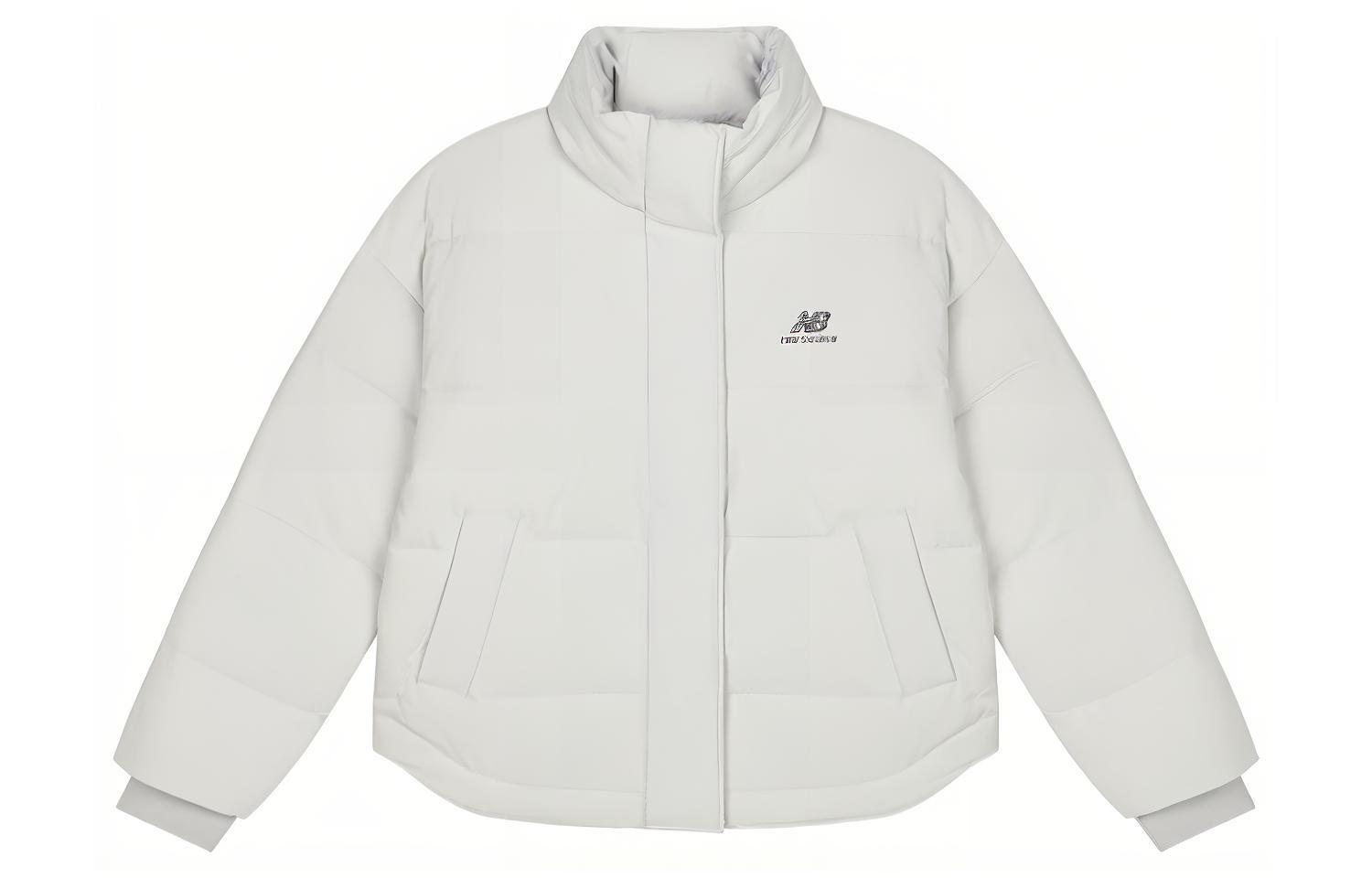 New Balance Down Jacket Women s Gray White AWJ23331-GYM L