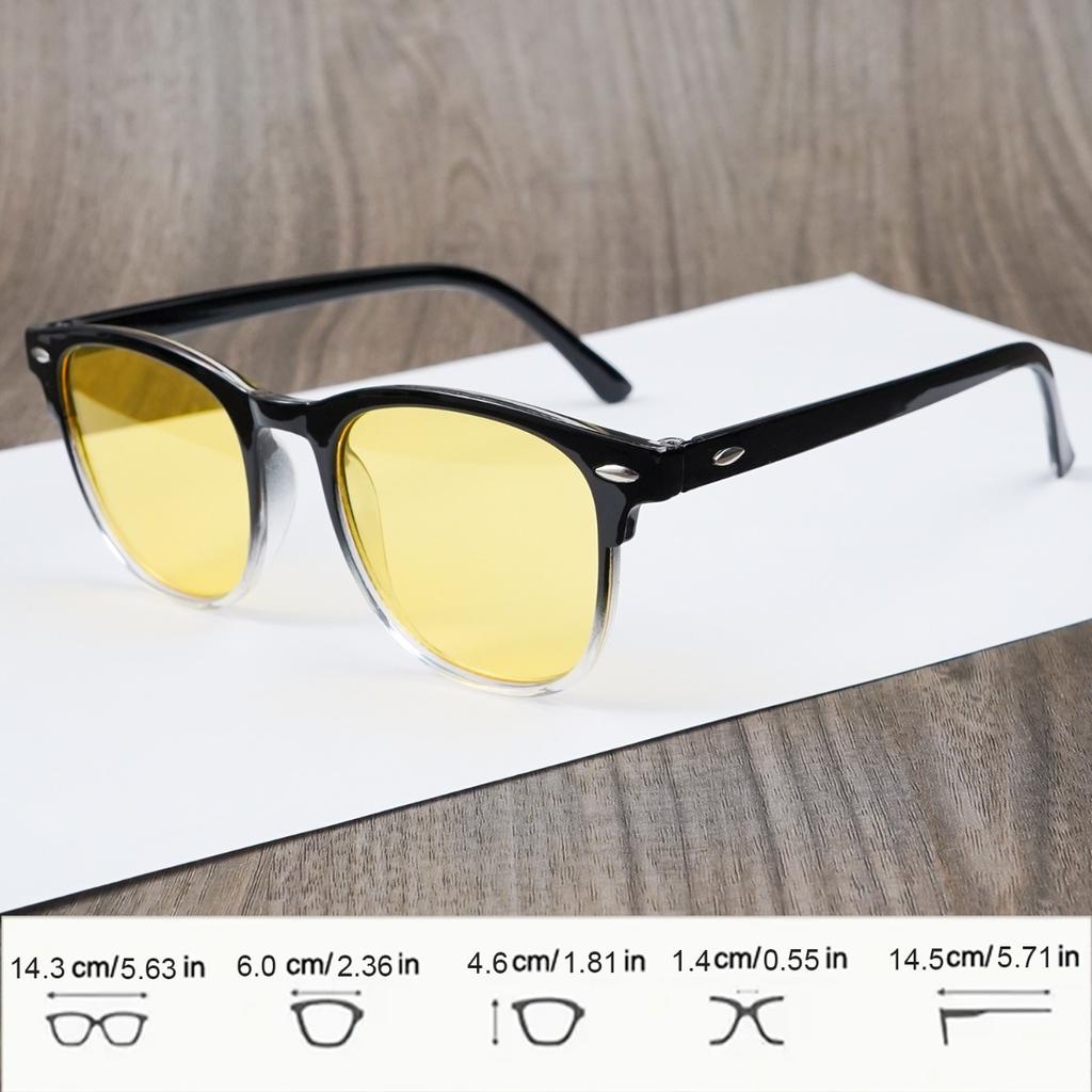 Trendy Fashion Sunglasses Polycarbonate Frame & Lens Unisex Stylish Ins-Style Decorative Eyewear For Men And Women