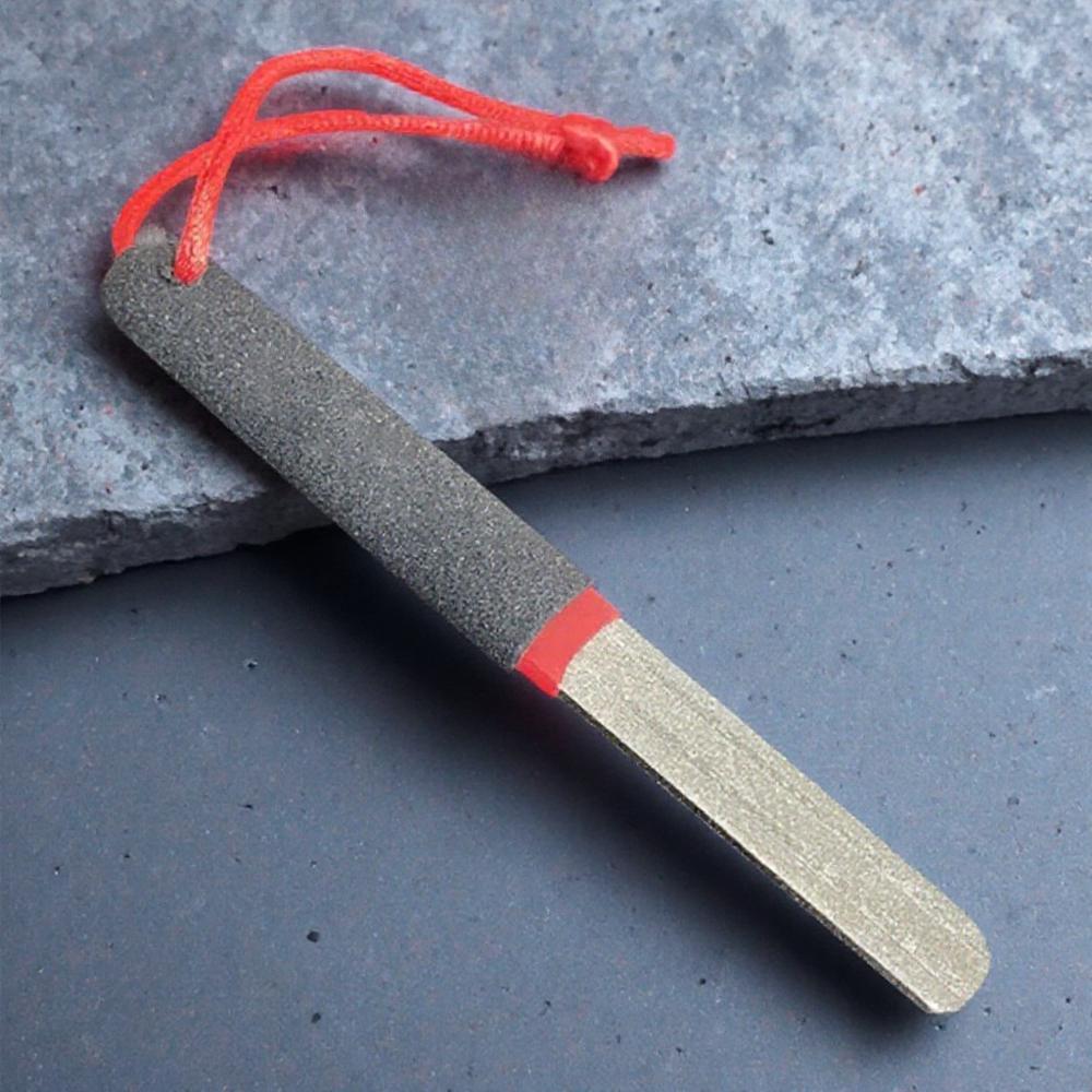 

Diamond Fishing Hook Sharpener Treble Hook Sharpening Tool Fishing Tackle Accessory Fishing Gear красный