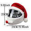 Santa Cycling Helmet Christmas Motorcycle Helmet Cover Full Face Safe Hat Santa Claus Racing Cap Merry Christmas Decoration GiftSpeed Sensors 6