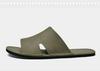 Men's Large Genuine Leather Flip-Flops: Breathable Cowhide Soft Sole Beach Slippers