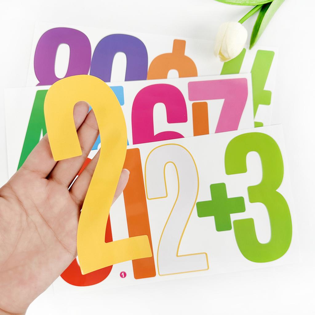 6-inch Digital Sticker Large Size Car Phone Number Classification Number Waterproof Outdoor Decoration Digital Sticker