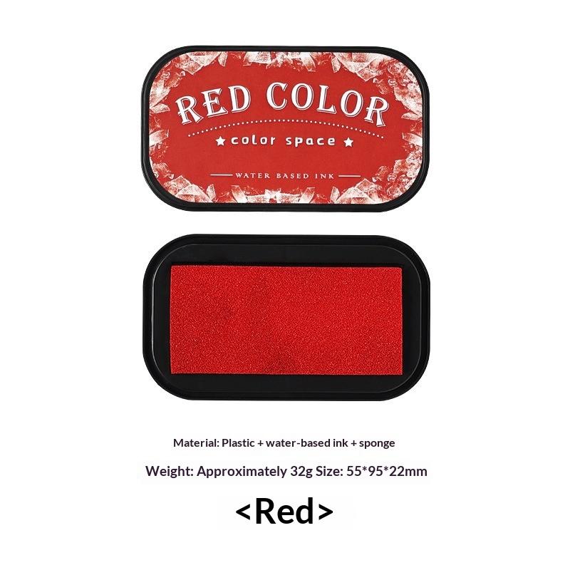 

New Color Space Series Water Based Ink High Density Sponge Inkpad Planner Art Scrapbook Supplies School Accessories Stationery