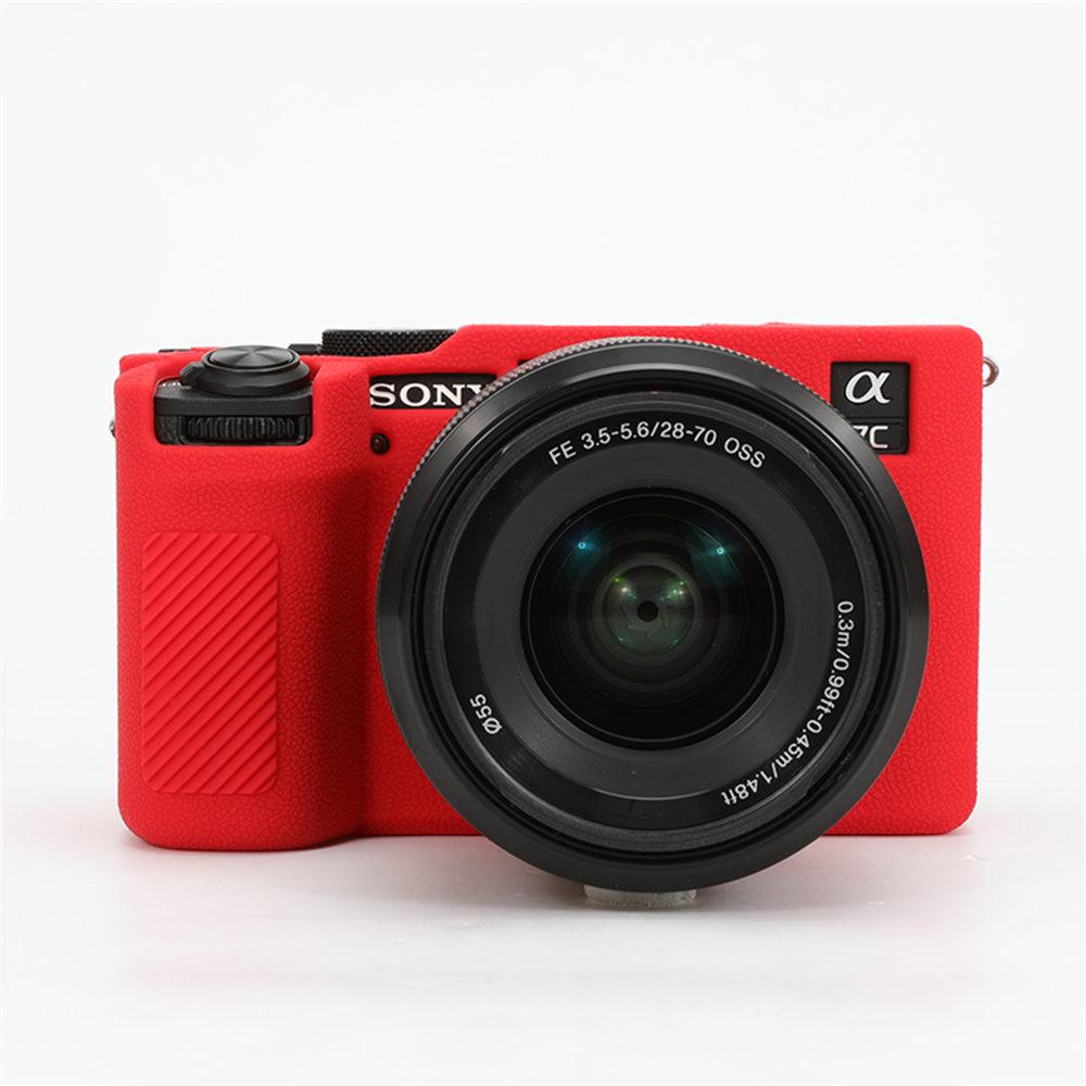 Pro Sony A7C2 Měkké Gumové Silikonové Pouzdro Pro Sony A7CII Alpha 7C II Brnění Kryt Těla Digitálního Fotoaparátu Kůže