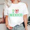 Mexico 2026 Mexico Football Summer Casual Trendy MultiPurpose ShortSleeved Unisexs and WoUnisexs Roundneck TShirt