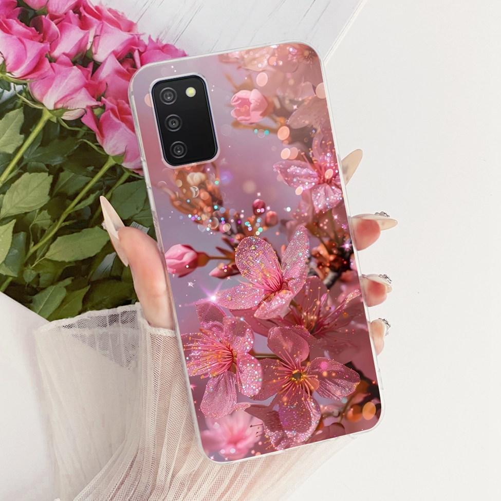 Clear Cover For Samsung A03s Case Cute Fashion Butterfly Funny Painted Casing For Samsung Galaxy A03s SM-A037F SM-A037M SM-A037G