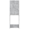 Vidaxl Washing Machine Cabinet, Concrete Grey, 64 X 25.5 X 190 Cm