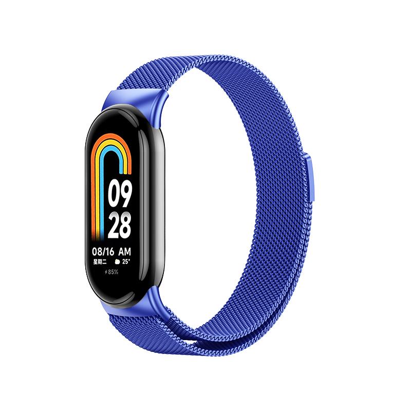 Pasek Mediolski do Xiaomi Mi Band 10 9 8 NFC Magnetyczna Bransoleta Correa dla Xiaomi Band 10 Ceramiczny Metalowy Wymienne Akcesoria