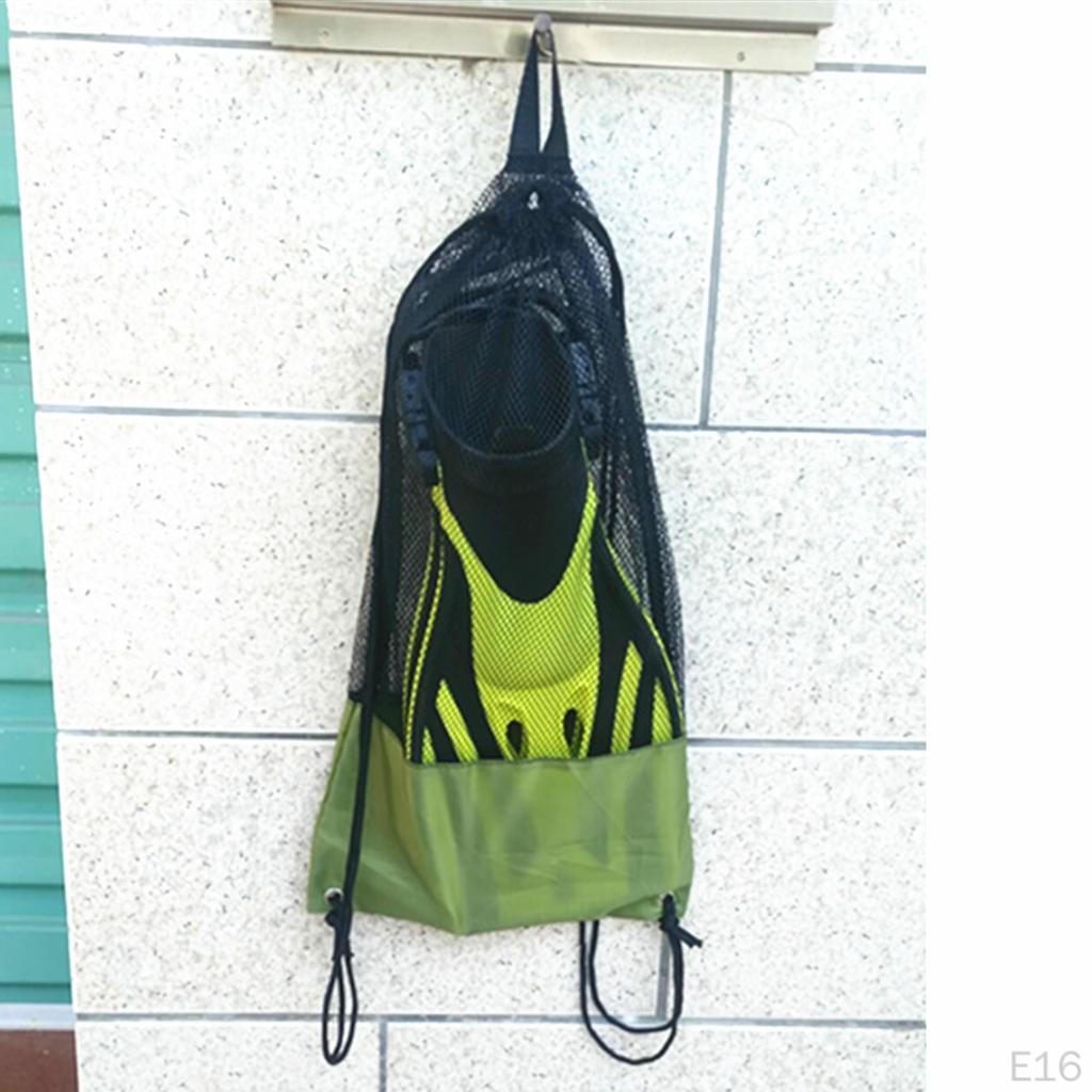 Storage Bag For Snorkel Scuba Diving Mask Carrying Mesh Floss